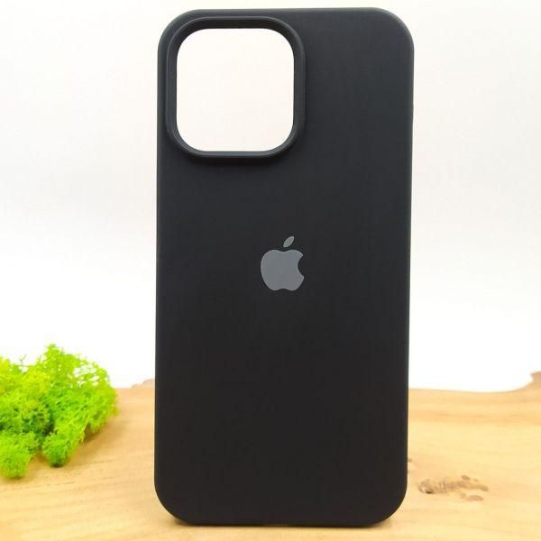 Чохол Silicone Case для iPhone 15 Pro Max Black
