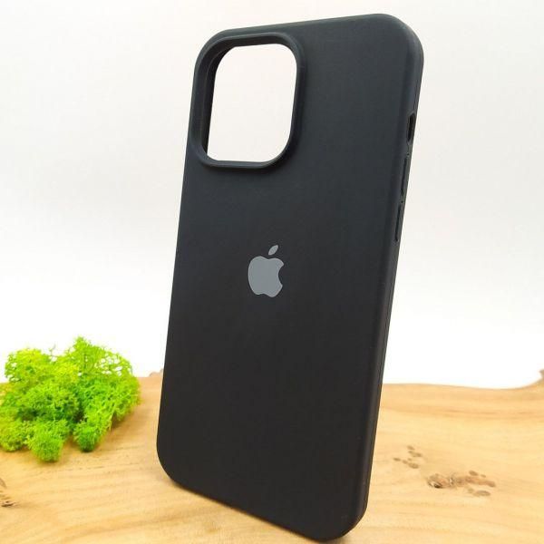 Чохол Silicone Case для iPhone 15 Pro Max Black