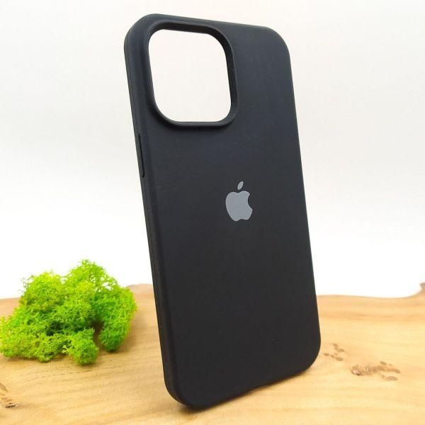 Чохол Silicone Case для iPhone 15 Pro Max Black