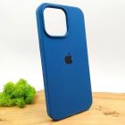 Чохол Silicone Case для iPhone 15 Pro Max Blue Cobalt