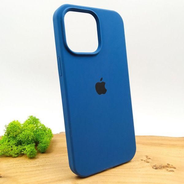 Чохол Silicone Case для iPhone 15 Pro Max Blue Cobalt