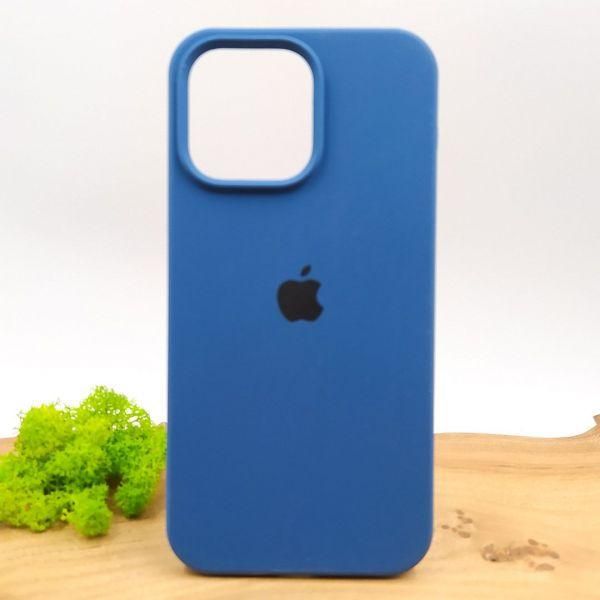 Чохол Silicone Case для iPhone 15 Pro Max Blue Cobalt