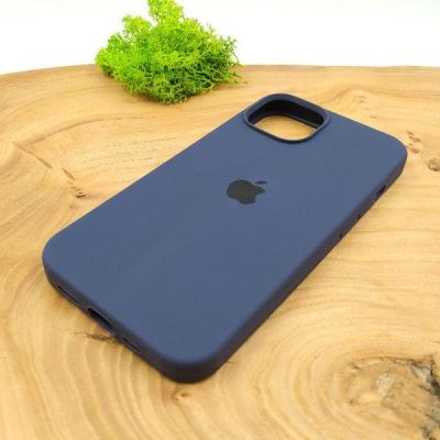 Чохол Silicone Case для iPhone 15 Plus Navy Storm