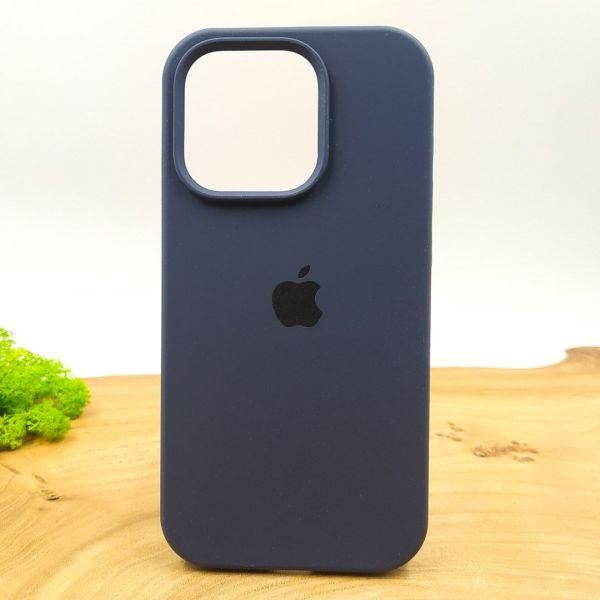 Чохол Silicone Case для iPhone 15 Pro Navy Storm