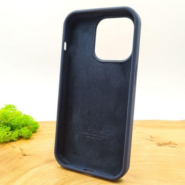 Чохол Silicone Case для iPhone 15 Pro Max Navy Storm