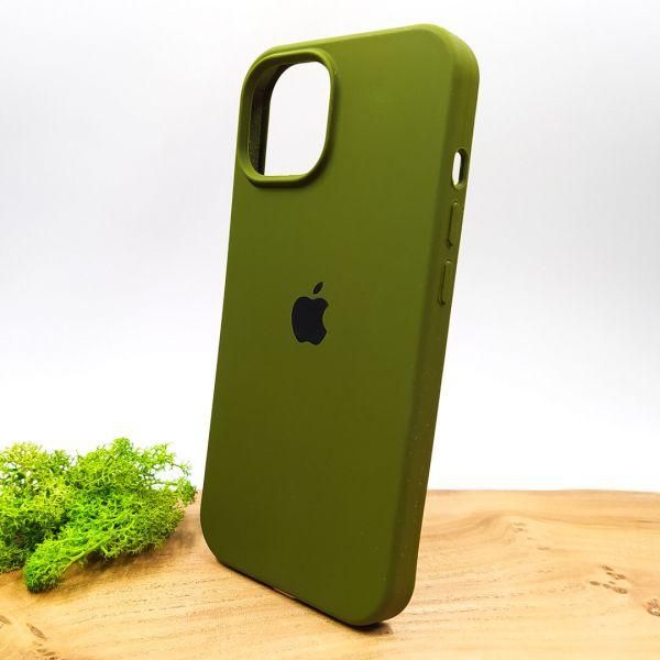 Чохол Silicone Case для iPhone 15 Khaki