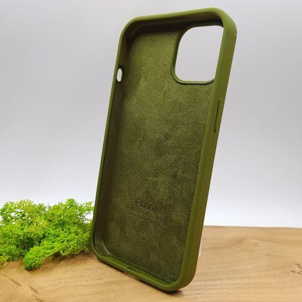 Чохол Silicone Case для iPhone 15 Khaki