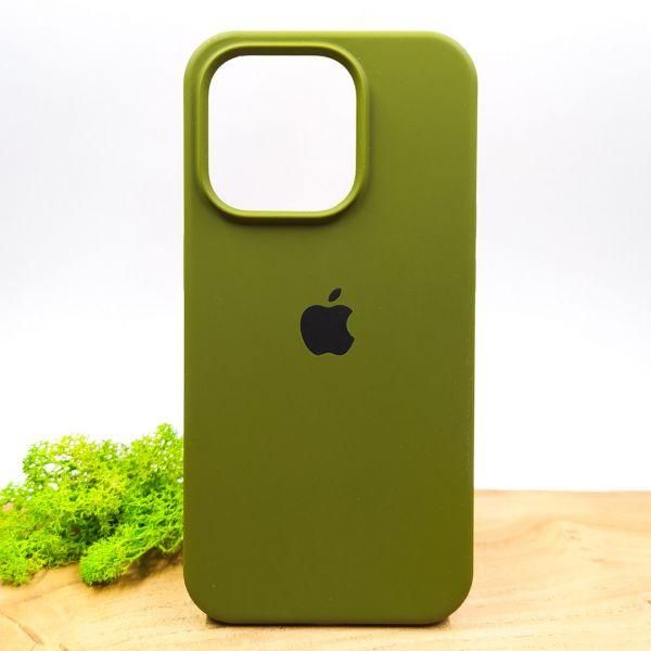 Чохол Silicone Case для iPhone 15 Pro Khaki
