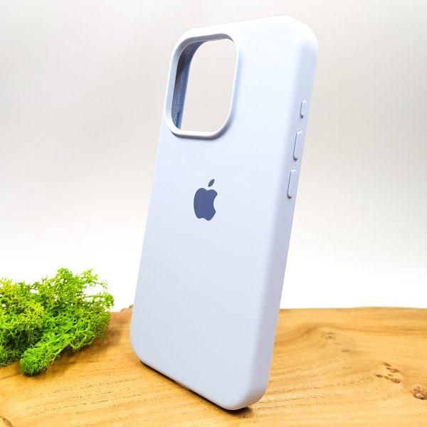 Чохол Silicone Case для iPhone 15 Pro Max Blue Agate