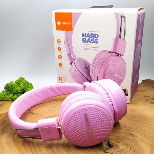 Навушники Deepbass R7 Pink(зас.тов.)
