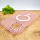 Чохол Baseus Smoke case Matte with MagSafe для iPhone 11 Pink
