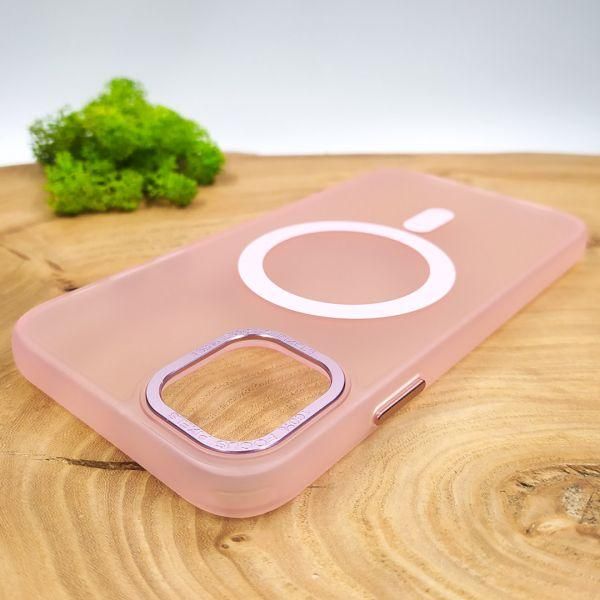 Чохол Baseus Smoke case Matte with MagSafe для iPhone 11 Pink