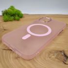 Чохол Baseus Smoke case Matte with MagSafe для iPhone 13 Pink