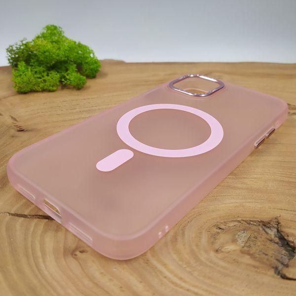 Чохол Baseus Smoke case Matte with MagSafe для iPhone 13 Pink