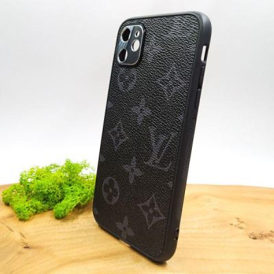 Шкіряний чохол Louis Vuitton leather case для iPhone 11 Black