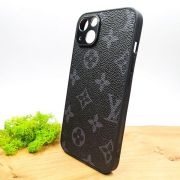 Шкіряний чохол Louis Vuitton leather case для iPhone 13 Black