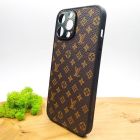 Шкіряний чохол Louis Vuitton leather case для iPhone 15 Pro Max Brown