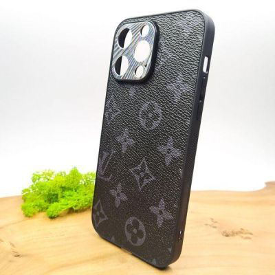 Шкіряний чохол Louis Vuitton leather case для iPhone 15 Pro Max Black