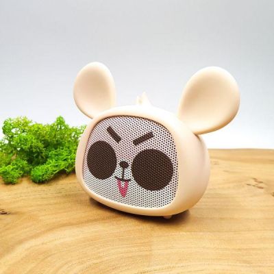 Компактна прогумована Bluetooth-колонка KIVEE Mouse(зас.тов.)