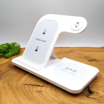 Бездротовий зарядний пристрій док-станція 3в1 AirPower PRODA PD-W8 для iPhone, AirPods та Apple Watch