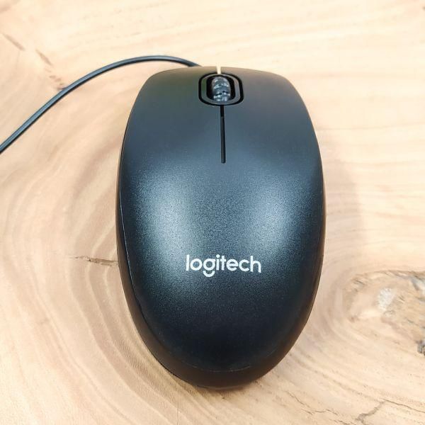 Мишка дротова Logitech M90 Black