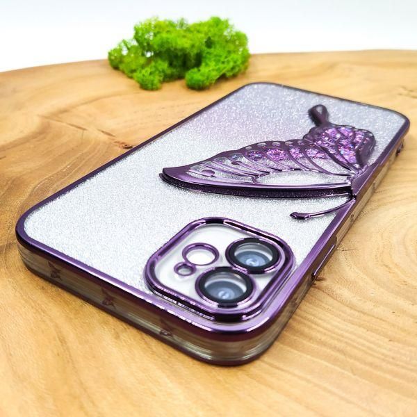 Чохол USAMS Butterfly case для iPhone 12 Dark Purple