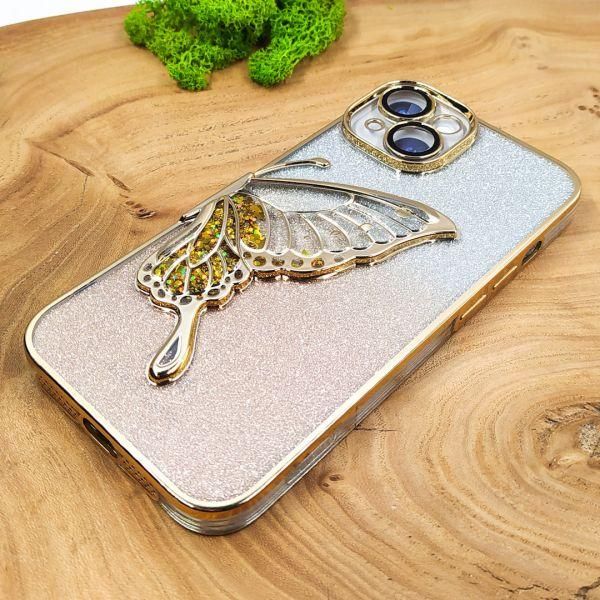 Чохол USAMS Butterfly case для iPhone 13 Gold