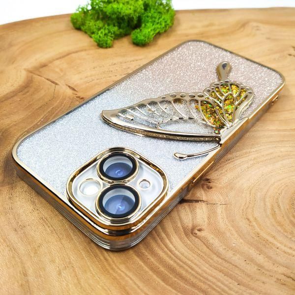 Чохол USAMS Butterfly case для iPhone 13 Gold