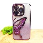Чохол USAMS Butterfly case для iPhone 15 Pro Dark Purple(зас.тов.)