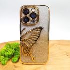 Чохол USAMS Butterfly case для iPhone 14 Pro Gold(зас.тов.)