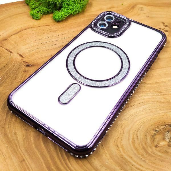 Чохол Hoco Diamond case with MagSafe для iPhone 11 Dark Purple