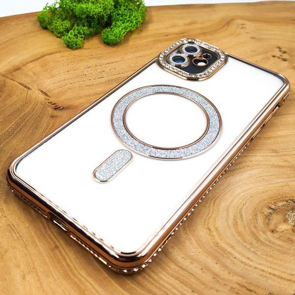 Чохол Hoco Diamond case with MagSafe для iPhone 12 Gold