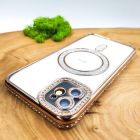 Чохол Hoco Diamond case with MagSafe для iPhone 12 Gold