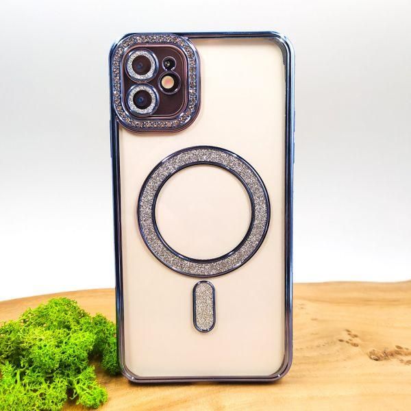Чохол Hoco Diamond case with MagSafe для iPhone 12 Light Blue(зас.тов.)