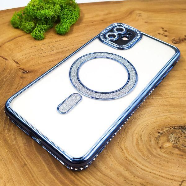 Чохол Hoco Diamond case with MagSafe для iPhone 12 Light Blue(зас.тов.)