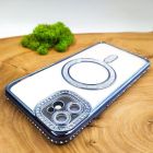 Чохол Hoco Diamond case with MagSafe для iPhone 12 Light Blue(зас.тов.)
