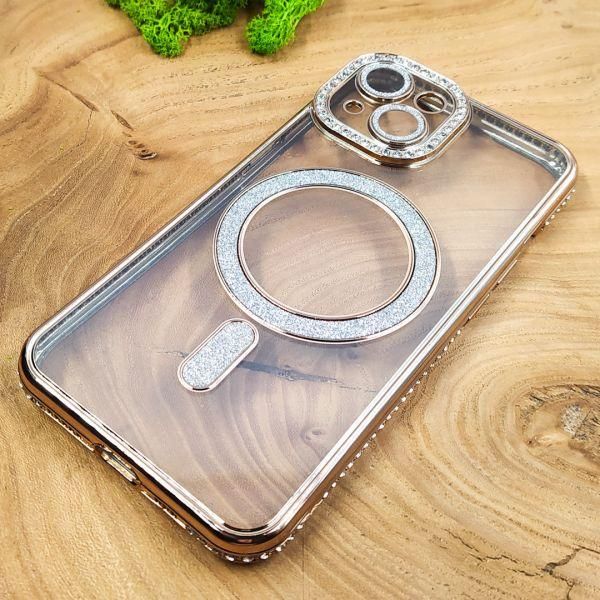 Чохол Hoco Diamond case with MagSafe для iPhone 13 Gold