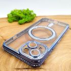 Чохол Hoco Diamond case with MagSafe для iPhone 14 Light Blue