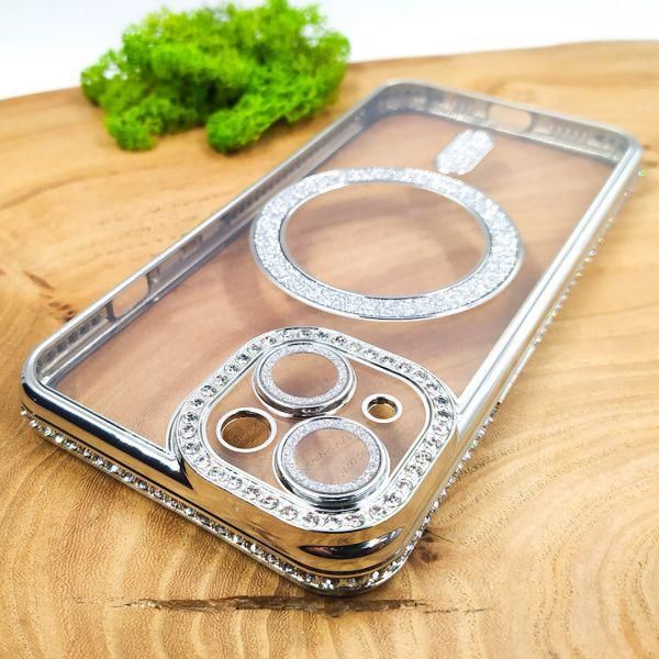 Чохол Hoco Diamond case with MagSafe для iPhone 15 Sliver