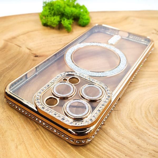Чохол Hoco Diamond case with MagSafe для iPhone 13 Pro Gold