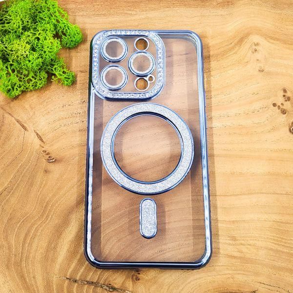 Чохол Hoco Diamond case with MagSafe для iPhone 15 Pro Light Blue