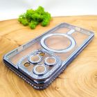 Чохол Hoco Diamond case with MagSafe для iPhone 15 Pro Light Blue