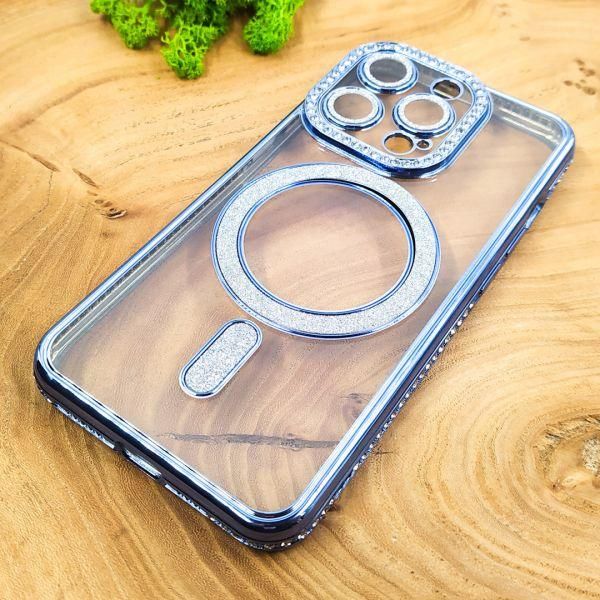 Чохол Hoco Diamond case with MagSafe для iPhone 13 Pro Light Blue