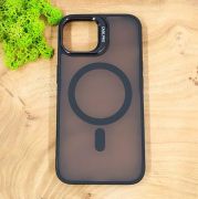 Чохол Baseus Smoke case Magsafe with Metal Stand для iPhone 14 Black