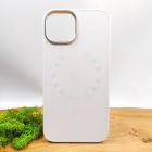 Скляний матовий чохол з MagSafe для iPhone 13 White(зас.тов.)