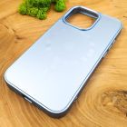 Скляний матовий чохол з MagSafe для iPhone 14 Pro Light Blue