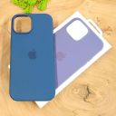 Чохол  Silicone Case with MagSafe для iPhone 15 Storm Blue