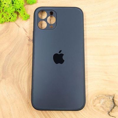 Матовий скляний чохол Glass case для iPhone 11 Pro Graphite