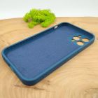 Матовий скляний чохол Glass case для iPhone 12 Pro Max Pacific Blue