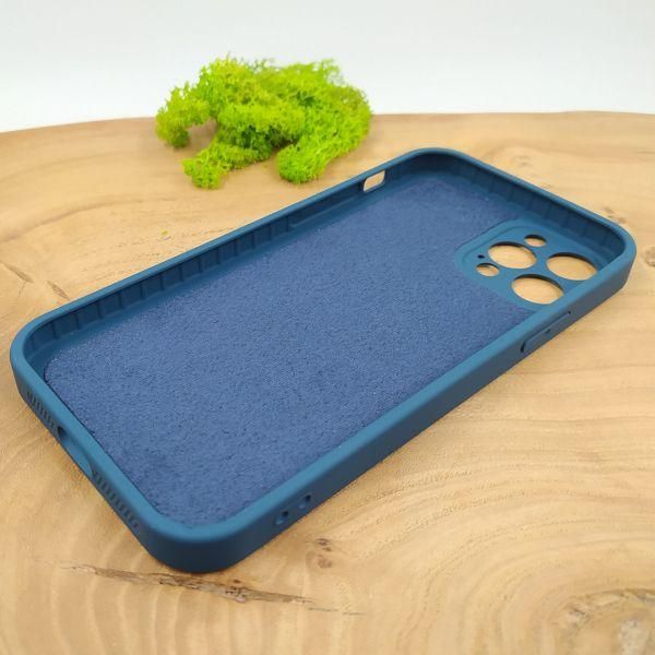Матовий скляний чохол Glass case для iPhone 12 Pro Max Pacific Blue